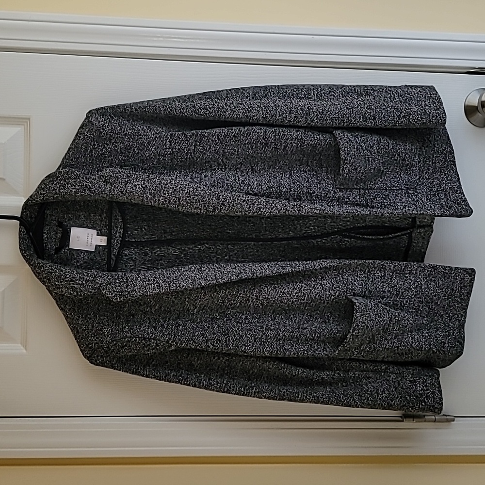 Lauren Conrad xs oversized tweed sweater blazer